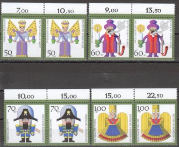 BRD 1484 / 1487 Paar - waagerecht ** - 1990